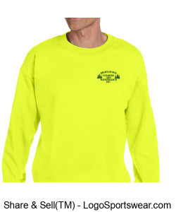 Gildan Adult Heavy Blend Fleece Crew Design Zoom