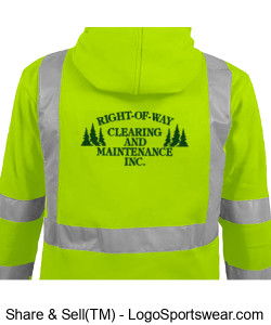 Game Sportswear Adult  Mack Hoodie ANSI/ISEA 107-2020 Class 3 Design Zoom