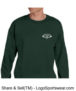 Gildan Adult Heavy Blend Fleece Crew Design Zoom