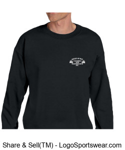 Gildan Adult Heavy Blend Fleece Crew Design Zoom